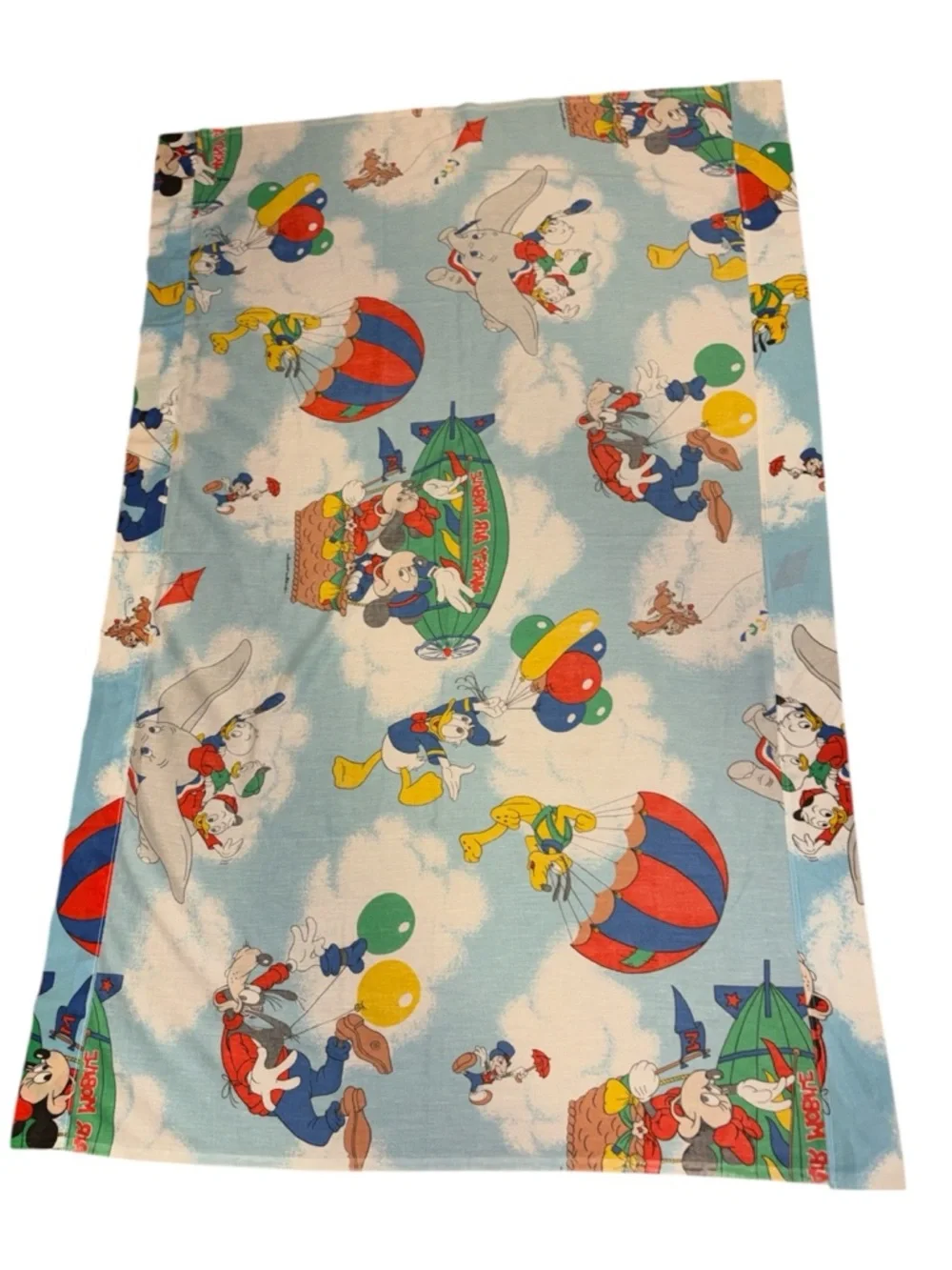 Vintage Disney Classic characters panel valance fabric